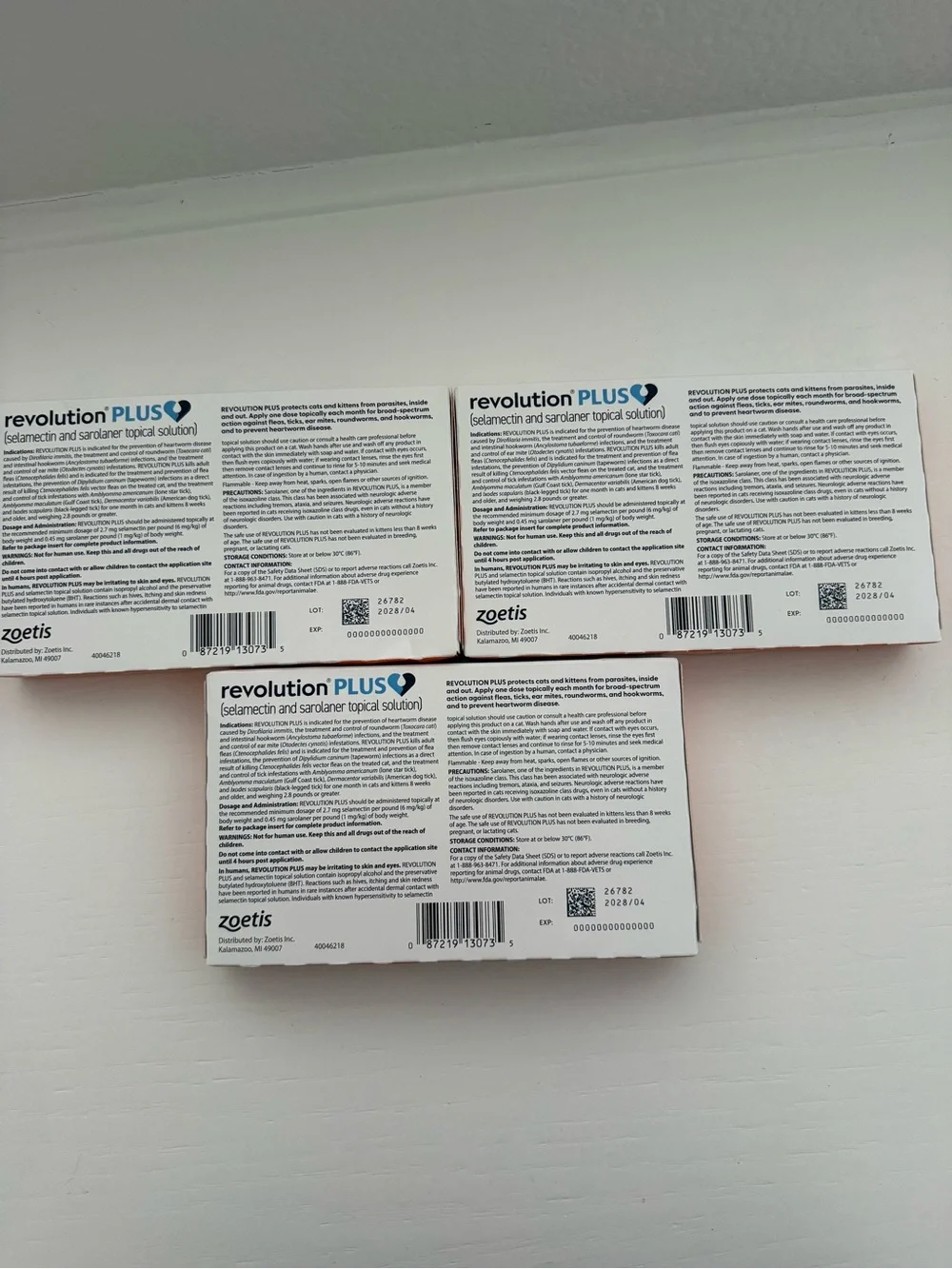 Revolution Plus Topical Solution for Cats (5.6–11 lbs) 8 doses